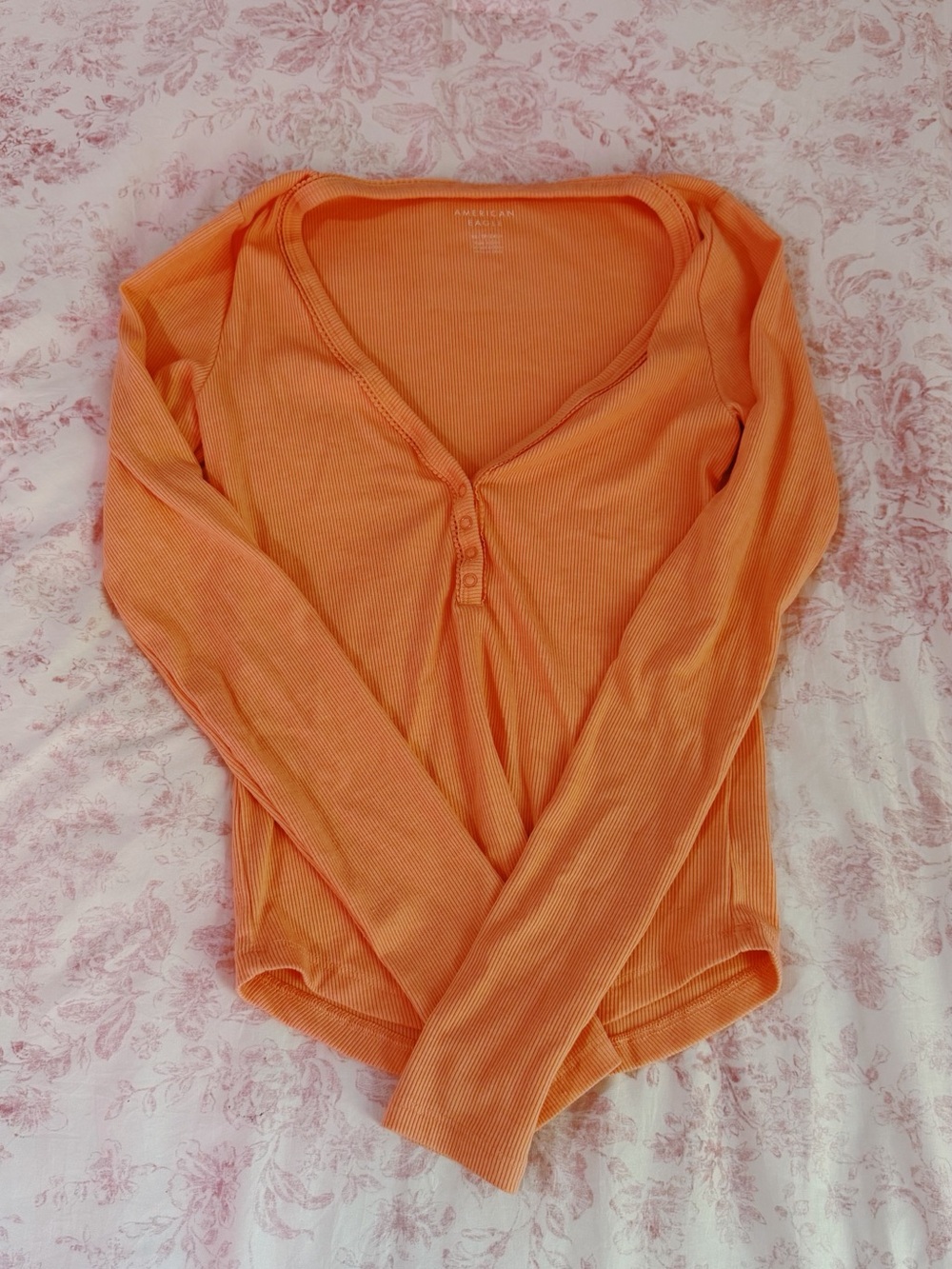 Orange American Eagle long sleeve top